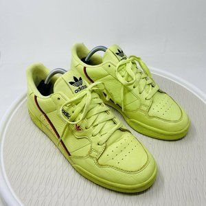 Adidas Originals Continental 80 Semi Frozen Yellow Sneakers Men Size 9 Shoes Low